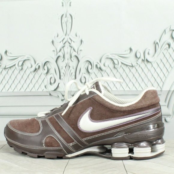 Nike Shoes Nike Shox Sport Trainer Brown Suede Athletic Running